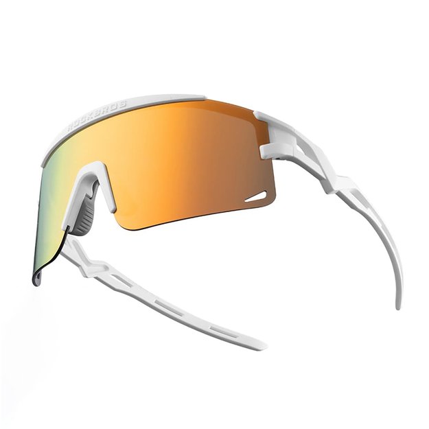 Rockbros Photochromic Cycling Glasses with UV Protection and Corrective Insert &ndash; White 1