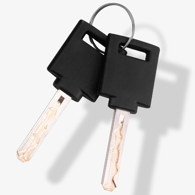 Rockbros 3230002001 bicycle lock with combination and key - black 11