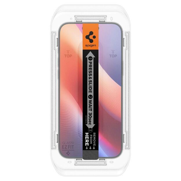 Spigen Glas.tR EZ Fit Privacy Tempered Glass for iPhone 16 Pro Max / 17 Pro Max - 2 pcs. 12