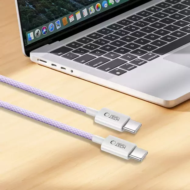 Tech-Protect Ultraboost Lite USB-C PD60W/3A Cable 2m - Purple 4