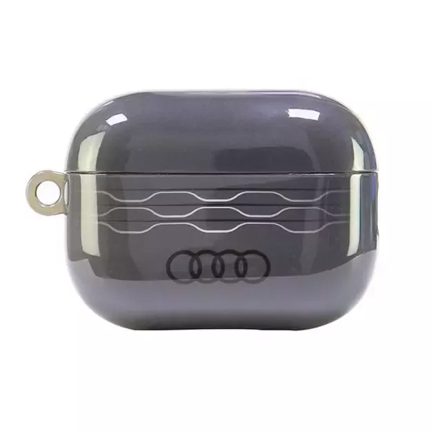 Audi IML Geometric Pattern AirPods Pro 2 Case - Gray