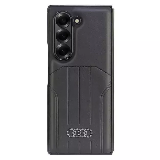 Audi Synthetic Leather MagSafe Case for Samsung Galaxy Z Fold 6 - Black 11