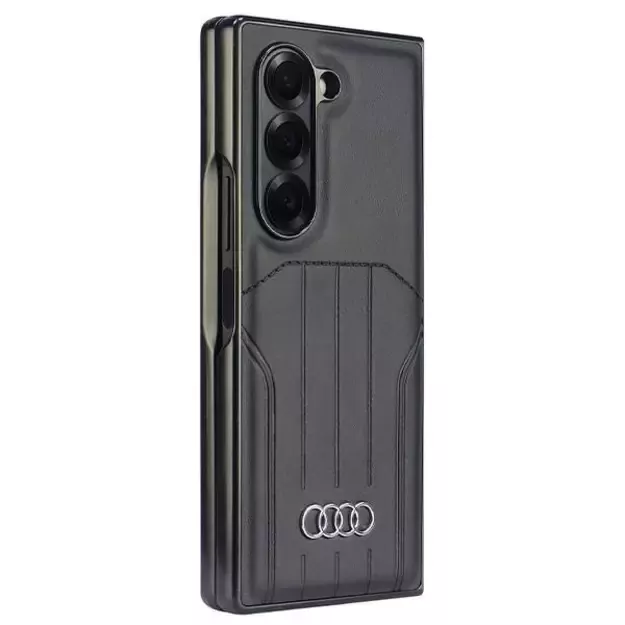 Audi Synthetic Leather MagSafe Case for Samsung Galaxy Z Fold 6 - Black 10