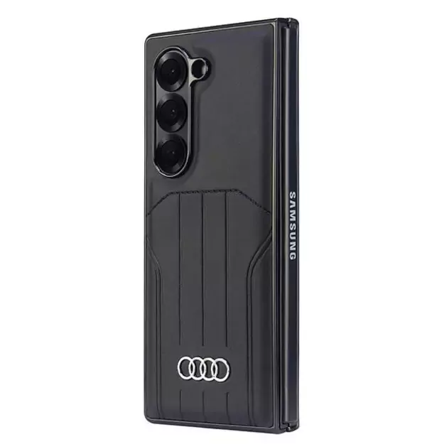Audi Synthetic Leather MagSafe Case for Samsung Galaxy Z Fold 6 - Black 12