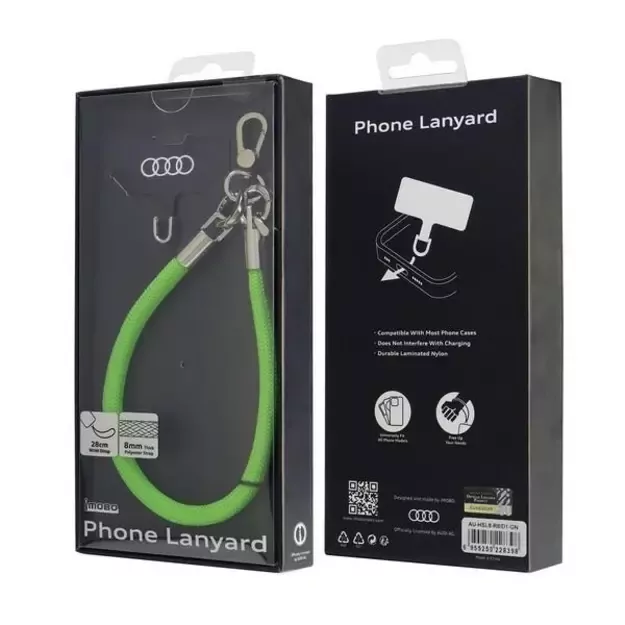Audi Crossbody Lanyard Universal 28cm x 8mm - Green 2