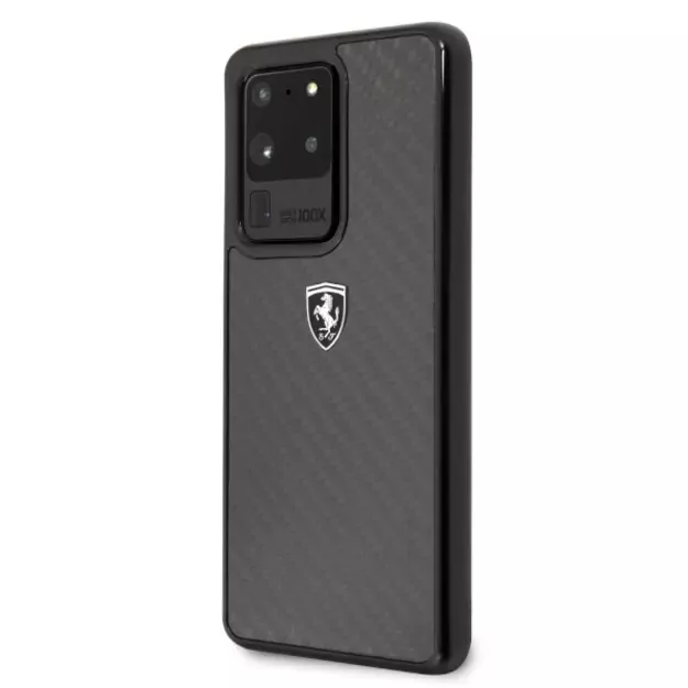 Ferrari Carbon Heritage Case for Samsung Galaxy S20 Ultra - Black 7