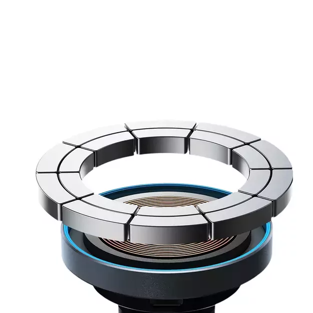 Joyroom magnetic car holder 15W wireless charger for air vent black (JR-ZS240 Pro) 2