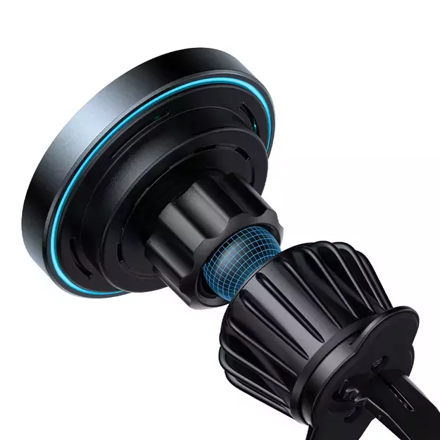 Joyroom magnetic car holder 15W wireless charger for air vent black (JR-ZS240 Pro) 5