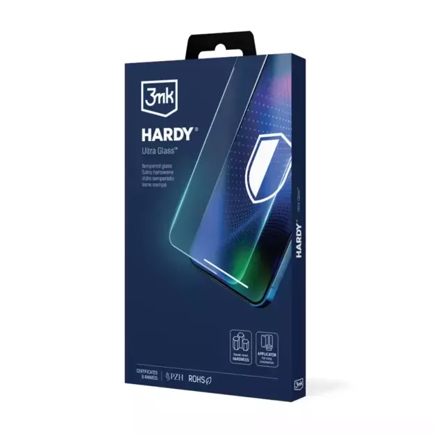 3mk HARDY&reg; Ultra Glass&trade; tempered glass for iPhone 15 / 16