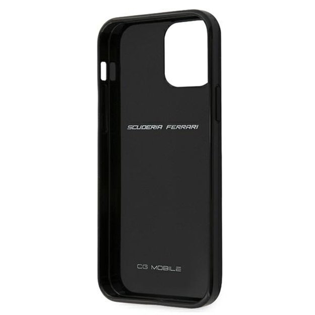 Ferrari FERCAHCP12SBK iPhone 12 mini 5.4&quot  black/black hardcase On Track Real Carbon 5