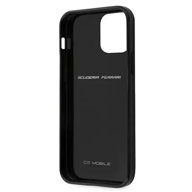 Ferrari FERCAHCP12SBK iPhone 12 mini 5.4&quot  black/black hardcase On Track Real Carbon 5