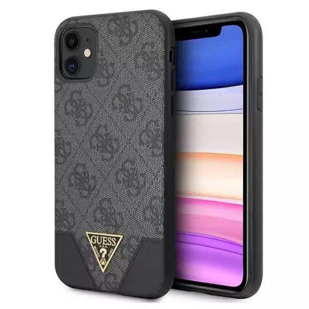 Guess 4G Triangle Collection case for iPhone 11 6.1&quot  / Xr - gray