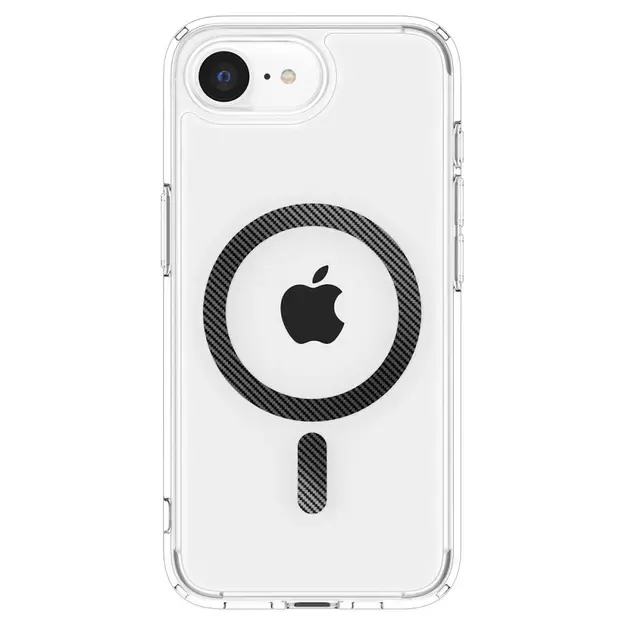 Spigen Ultra Hybrid MagSafe iPhone 16e Carbon Fiber Case - Clear 10