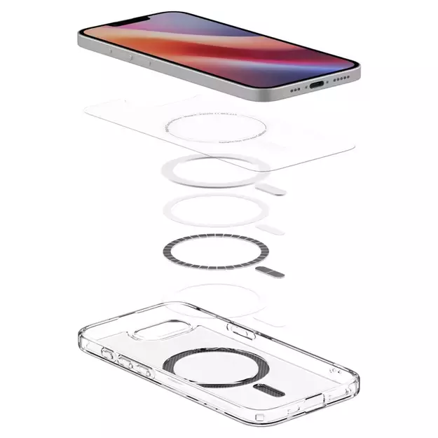 Spigen Ultra Hybrid MagSafe iPhone 16e Carbon Fiber Case - Clear 16