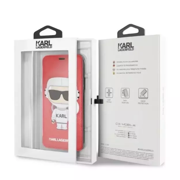 Karl Lagerfeld Karl Space Cosmonaut iPhone X/XS Case - Red 10