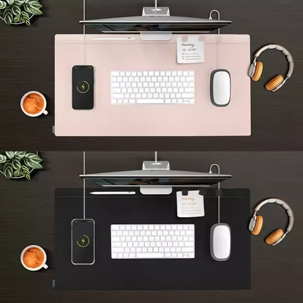Uniq Hagen Magnetic Desk Pad Double-Sided Yellow-Gray 10