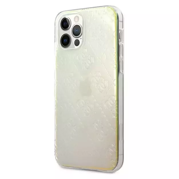 Guess GUHCP12M3D4GIRBL iPhone 12/12 Pro 6.1&quot  iridescent/iridescent hardcase 4G 3D Pattern Collection 8