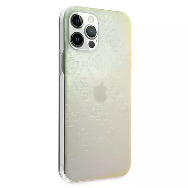 Guess GUHCP12M3D4GIRBL iPhone 12/12 Pro 6.1&quot  iridescent/iridescent hardcase 4G 3D Pattern Collection 10