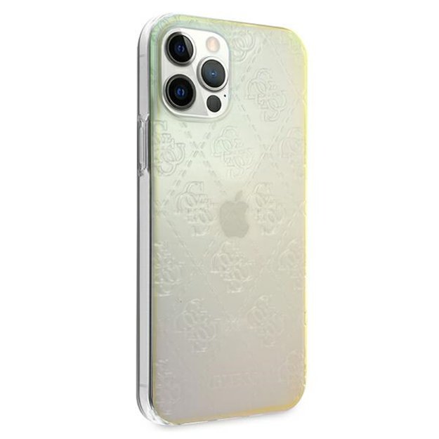 Guess GUHCP12M3D4GIRBL iPhone 12/12 Pro 6.1&quot  iridescent/iridescent hardcase 4G 3D Pattern Collection 3