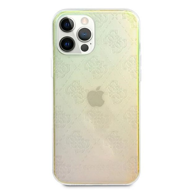 Guess GUHCP12M3D4GIRBL iPhone 12/12 Pro 6.1&quot  iridescent/iridescent hardcase 4G 3D Pattern Collection 2