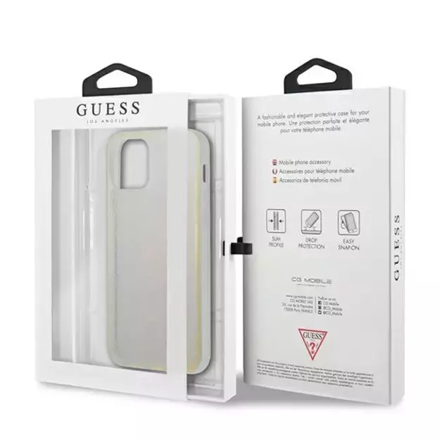 Guess GUHCP12M3D4GIRBL iPhone 12/12 Pro 6.1&quot  iridescent/iridescent hardcase 4G 3D Pattern Collection 14