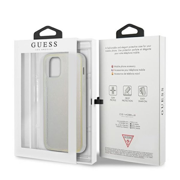 Guess GUHCP12M3D4GIRBL iPhone 12/12 Pro 6.1&quot  iridescent/iridescent hardcase 4G 3D Pattern Collection 7