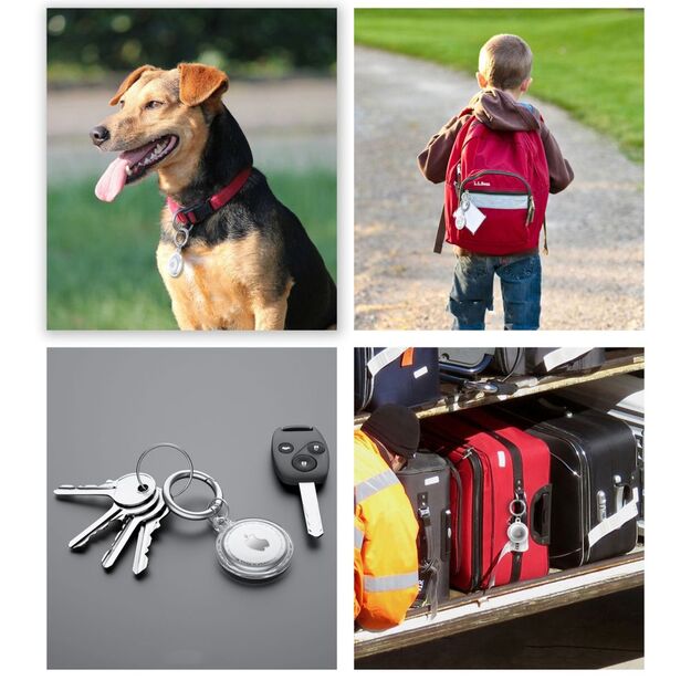 Tech-Protect Icon Case for Apple AirTag - Clear 4