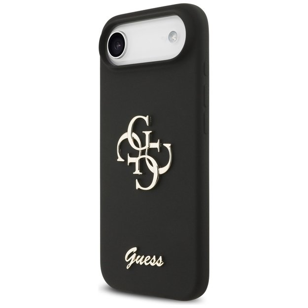 Guess Silicone Big 4G Script case for iPhone Air - black 4