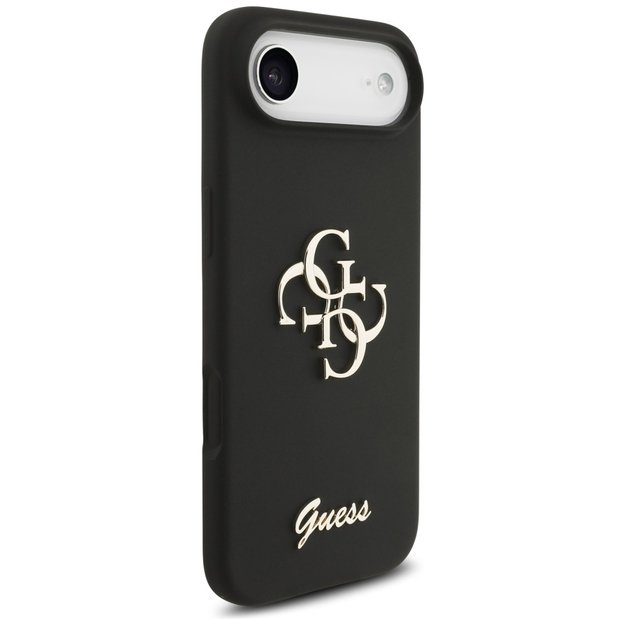 Guess Silicone Big 4G Script case for iPhone Air - black 6
