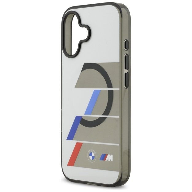 BMW M IML Metal Buttons Tricolor Lines MagSafe Case for iPhone 17 - Gray 5