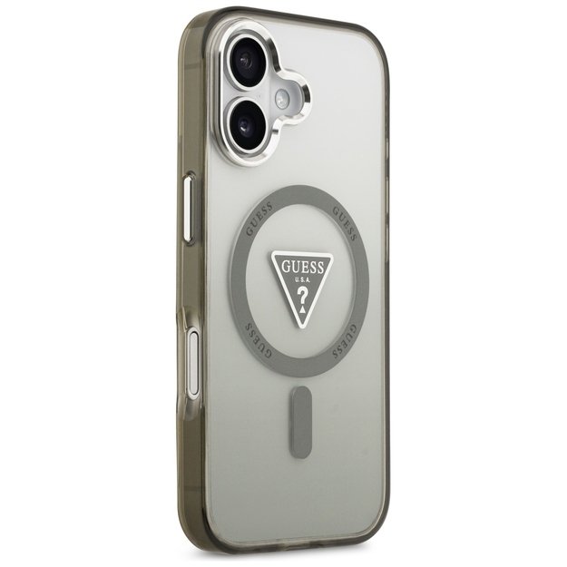 Guess IML Gradient Triangle Logo MagSafe case for iPhone 17 - olive 3