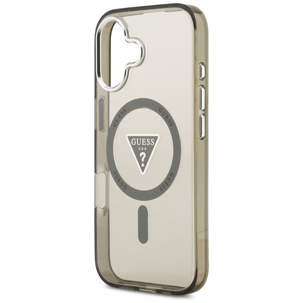 Guess IML Gradient Triangle Logo MagSafe case for iPhone 17 - olive 5
