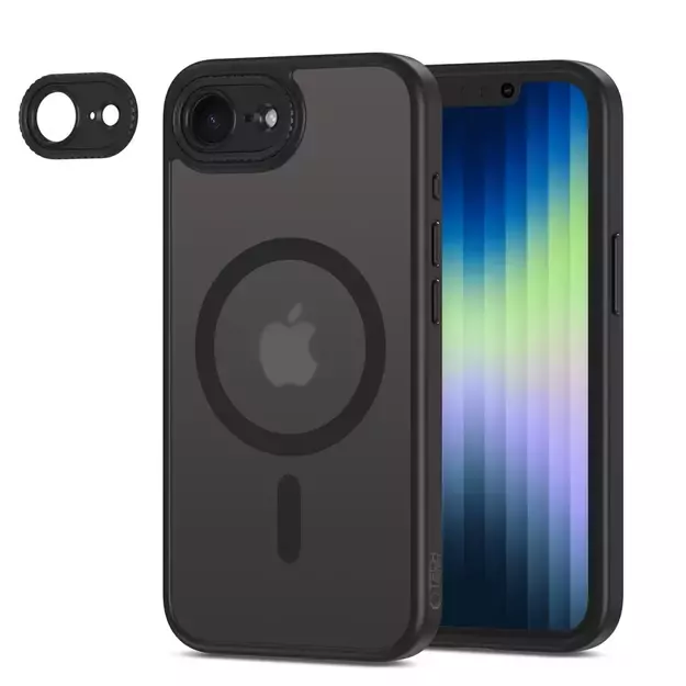 Tech-Protect MagCam MagSafe iPhone 16e Case - Matte Black 6