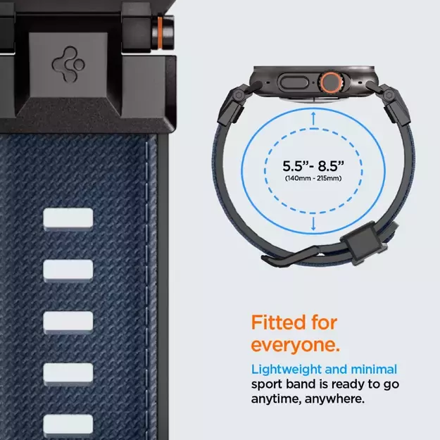Spigen DuraPro Armor Strap for Apple Watch 44 / 45 / 46 / 49 mm - Navy Blue 21