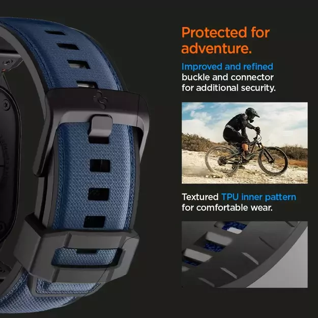 Spigen DuraPro Armor Strap for Apple Watch 44 / 45 / 46 / 49 mm - Navy Blue 23