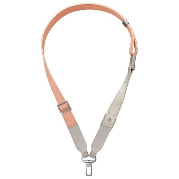 Uniq Vista 2-in-1 phone lanyard - peach and beige