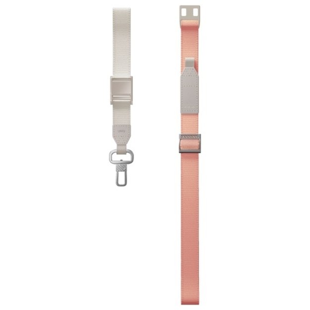 Uniq Vista 2-in-1 phone lanyard - peach and beige 1
