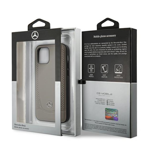 Mercedes MEHCP12SARMBR iPhone 12 mini 5,4  brązowy/brown hardcase Urban Line 12