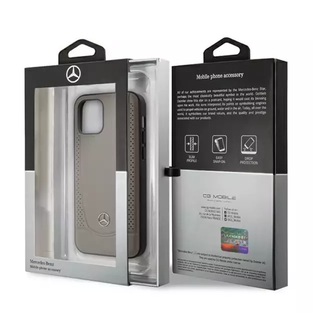 Mercedes MEHCP12SARMBR iPhone 12 mini 5,4  brązowy/brown hardcase Urban Line 5