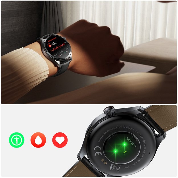 Joyroom Classic Series JR-FC2 Pro Smartwatch with Call Answering Function - Dark Gray 4