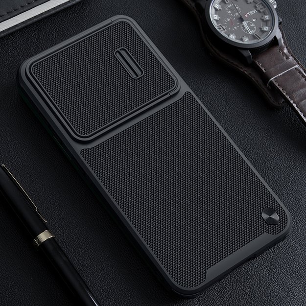 Nillkin Textured S Case for Samsung Galaxy S23, armored cover with camera cover, black 16