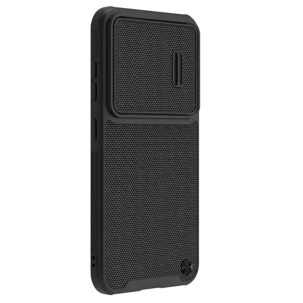 Nillkin Textured S Case for Samsung Galaxy S23, armored cover with camera cover, black 3