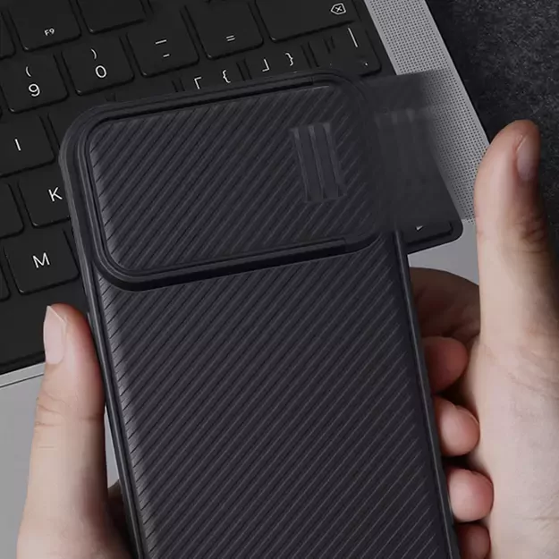 Nillkin CamShield S Case iPhone 14 Pro Max Armored Cover Camera Protector Black 9