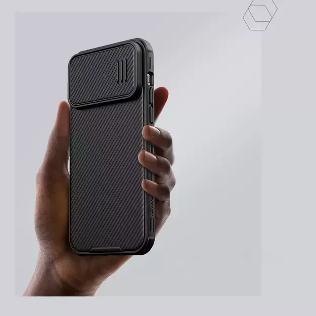 Nillkin CamShield S Case iPhone 14 Pro Max Armored Cover Camera Protector Black 13