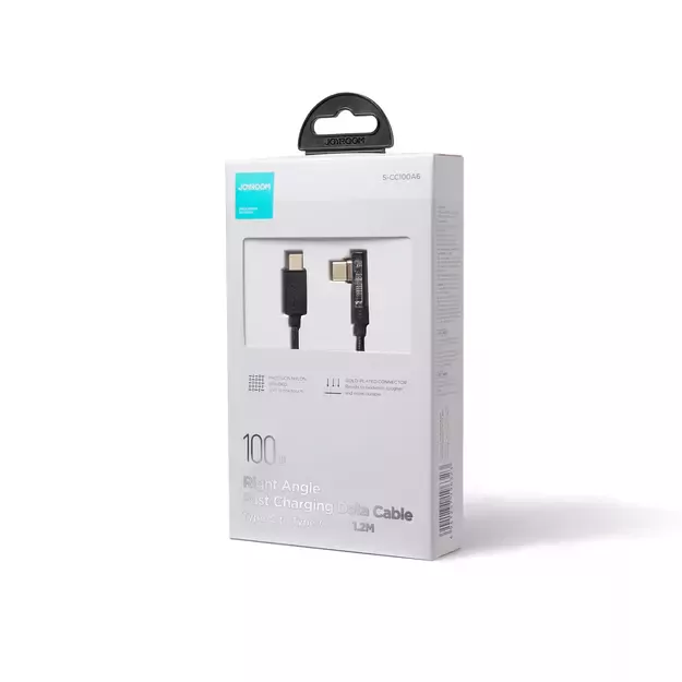Joyroom Gaming Cable S-CC100A6 USB-C (angled) / USB-C (straight) 100W 1.2m - black 4