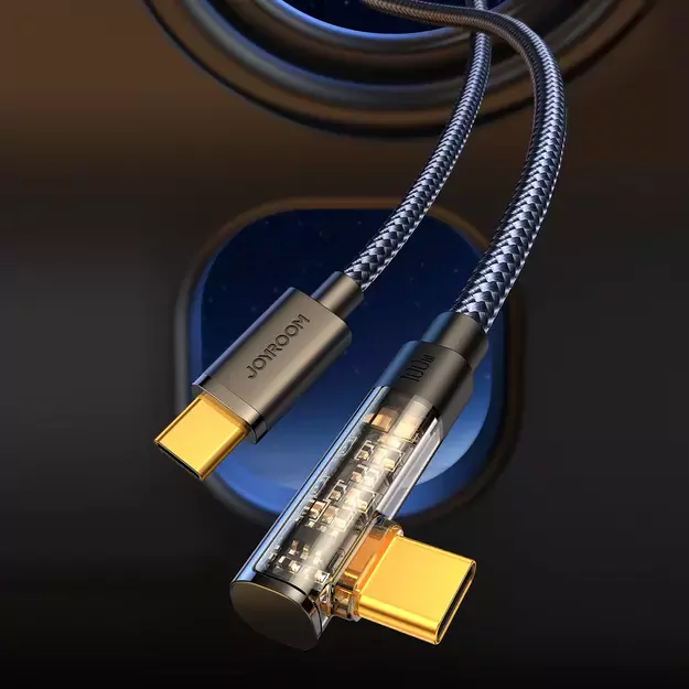 Joyroom Gaming Cable S-CC100A6 USB-C (angled) / USB-C (straight) 100W 1.2m - black 6