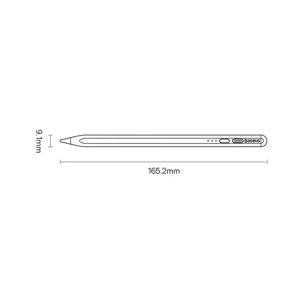 Active / Passive Stylus Pen for iPad Baseus Smooth Writing 2 SXBC060302 - White 18