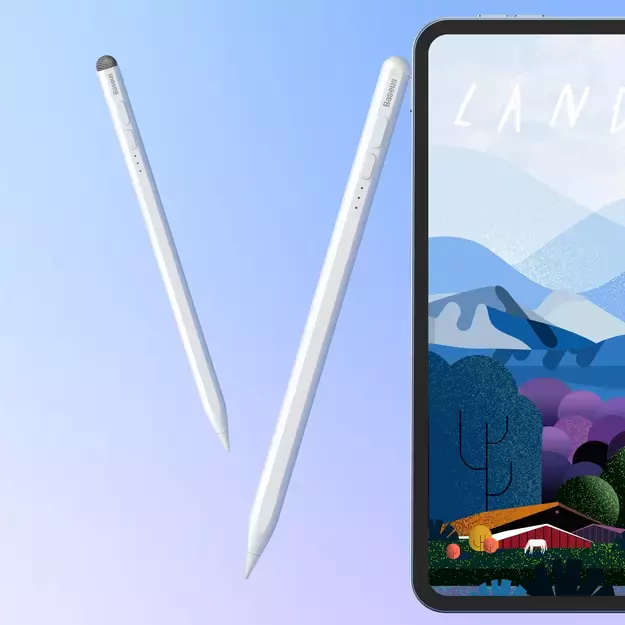 Active / Passive Stylus Pen for iPad Baseus Smooth Writing 2 SXBC060302 - White 9