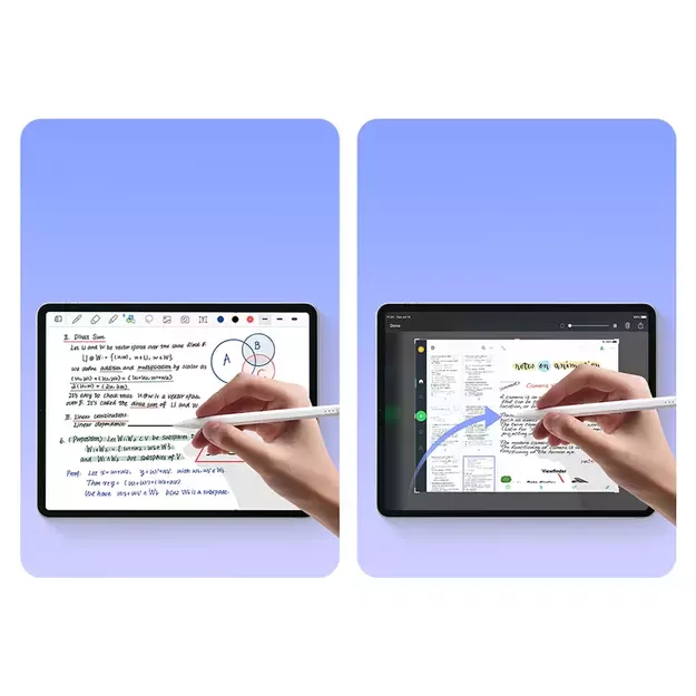 Active / Passive Stylus Pen for iPad Baseus Smooth Writing 2 SXBC060302 - White 12