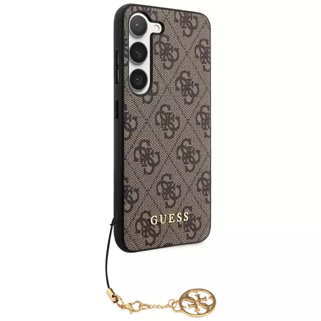 Guess GUHCS23SGF4GBR S23 S911 brown/brown hardcase 4G Charms Collection 2